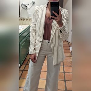 Striped Blazer Size 6
